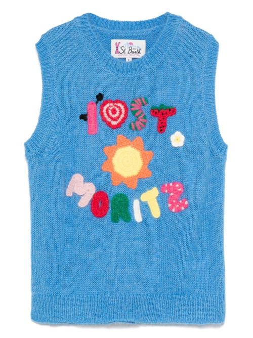 Gilet bambina azzurro MC2 SAINT BARTH Kids | JOEY JR 00051G33 PATCH